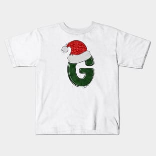 Letter G - Christmas Letter Kids T-Shirt